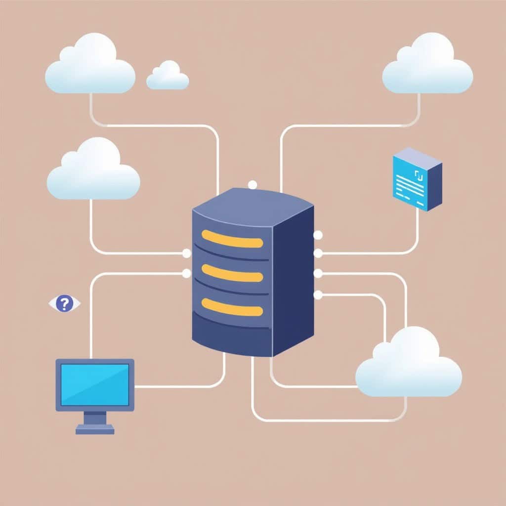 Server mit Cloud-Verbindungen