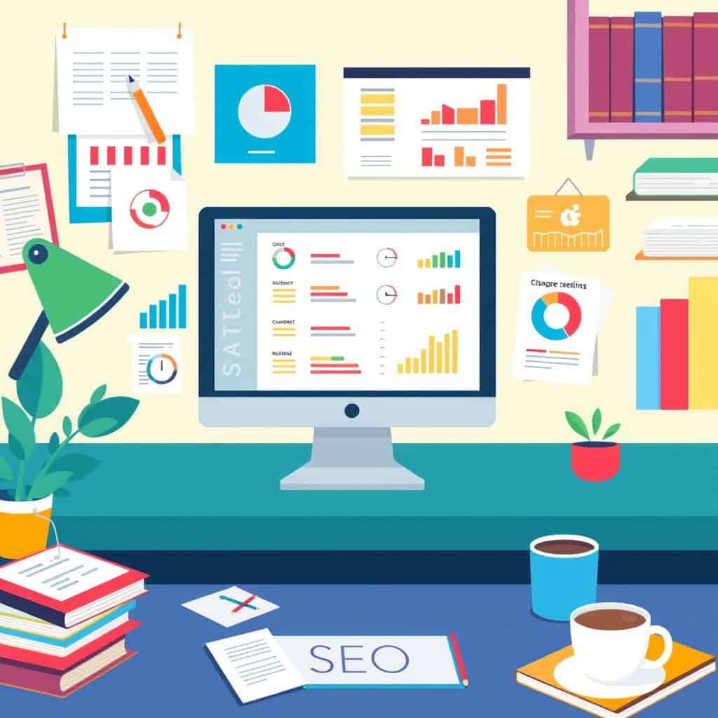 SEO-Analyse am Arbeitsplatz