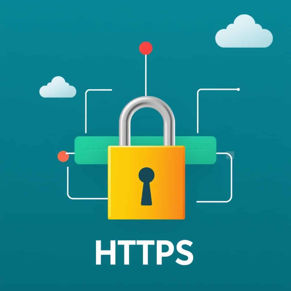 HTTPS-Sicherheits-Schlosssymbol